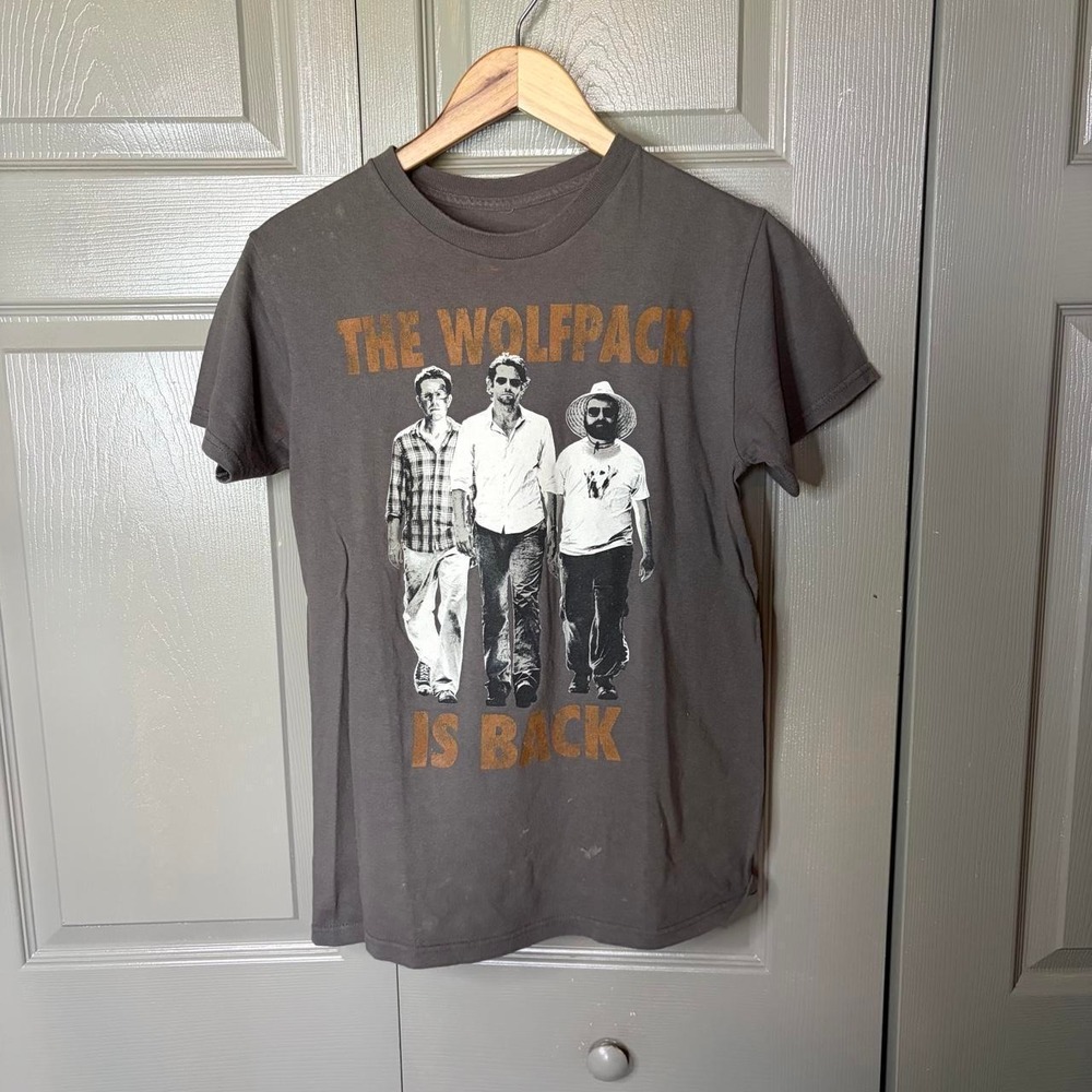 The Hangover Part II Wolfpack Movie Promo Shirt Grey Mens Small 2011 Vintage